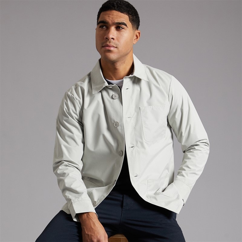 French Connection Mens Utility 3 Jacket Stone