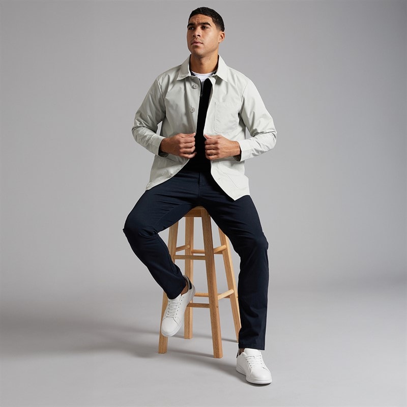 French Connection Mens Utility 3 Jacket Stone - Image 4