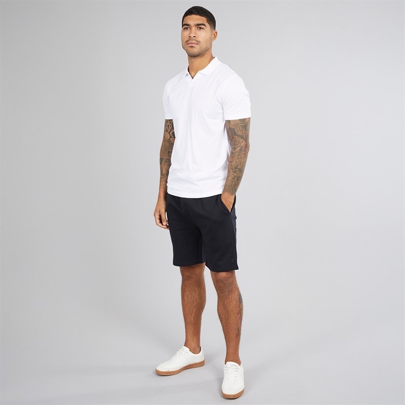 French Connection Mens Jersey Trophy Polo Shirt And Shorts Set Multi 1 - Polo White/Short Marine - Image 4