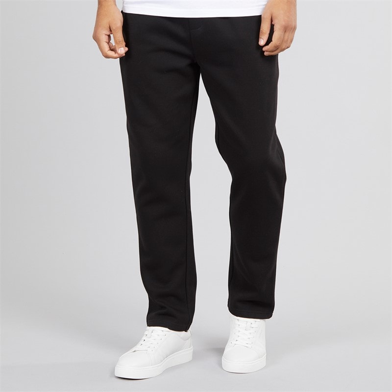 French Connection Mens FC Open Hem Joggers Black - Image 1