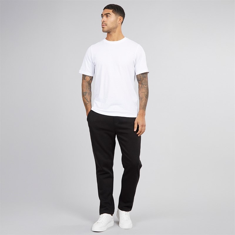 French Connection Mens FC Open Hem Joggers Black - Image 3