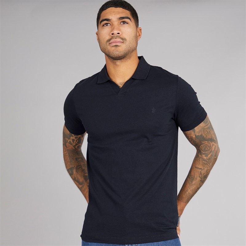 French Connection Mens Trophy Polo Shirt Marine - Image 1