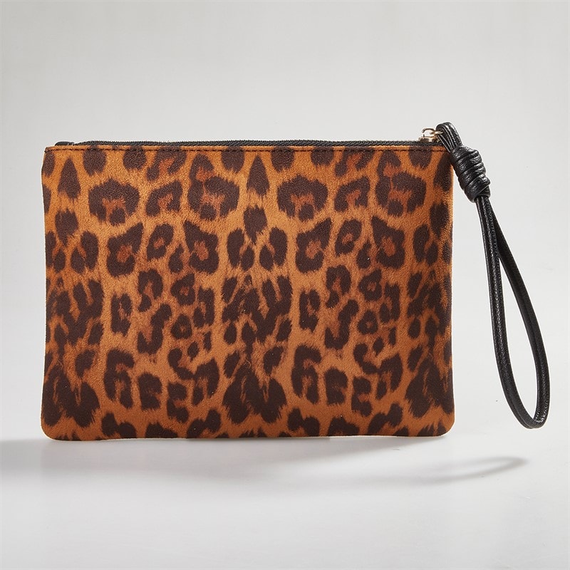 French Connection Womens FC Leopard Pouch Bag Multi - Image 3