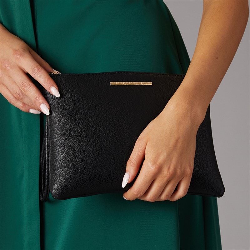 French Connection Womens FC Pouch Bag Black - Image 1