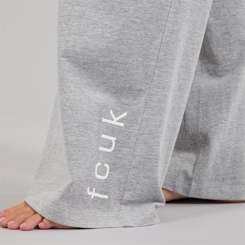 French Connection Womens Tired As Pyjama Set Grey Marl - Image 5