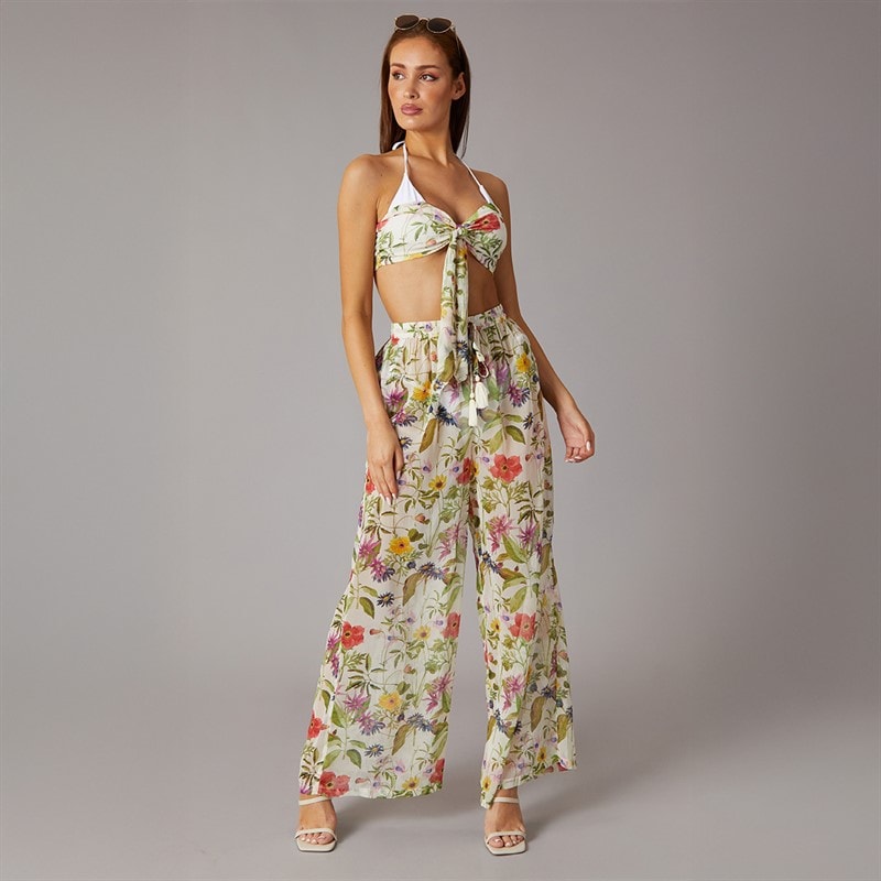 French Connection Womens Monica Silky Bandeau Multi - Image 4