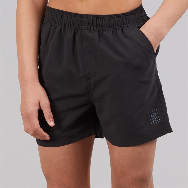 French Connection Boys Babbel Swim Shorts Black - Image 1