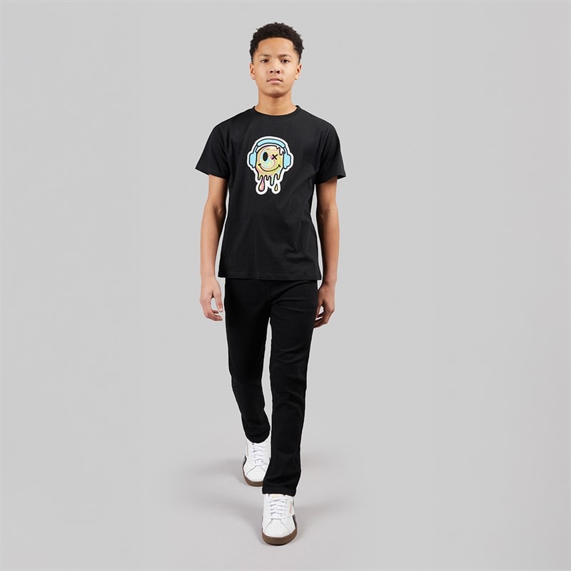 French Connection Boys Straight Fit Jeans Black - Image 4
