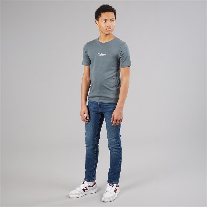 French Connection Boys Straight Fit Jeans Mid Blue - Image 4