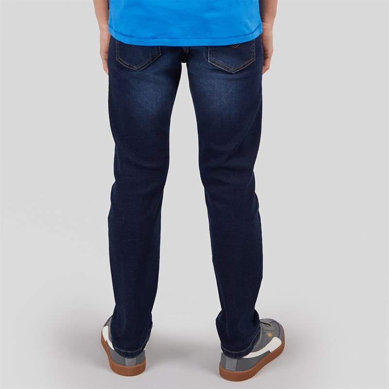 French Connection Boys Straight Fit Jeans Dark Blue - Image 2