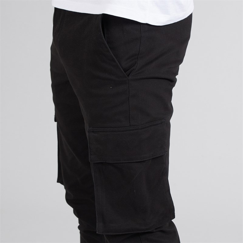 French Connection Mens Two Pack Cargos Pants Black/Charcoal - Image 5
