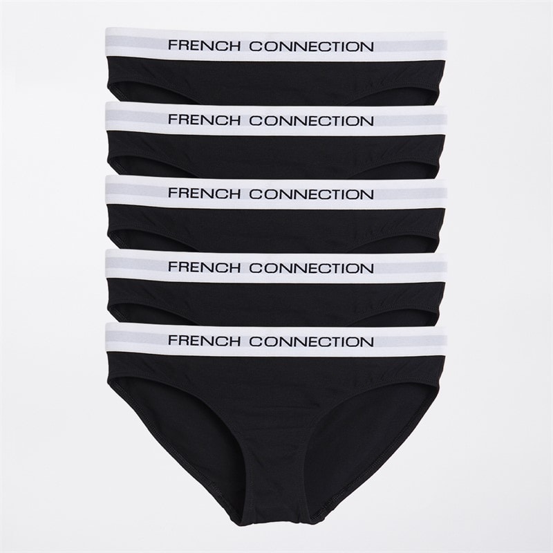 French Connection Womens Five Pack Briefs Multi 6 - Image 3