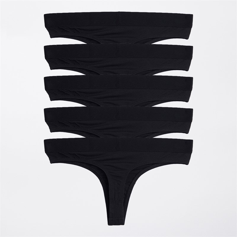 French Connection Womens Five Pack Thongs Multi 6 - Image 3