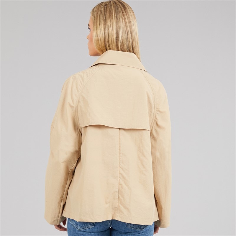 French Connection Womens Short Trench Jacket Light Stone Lgt Stone - Image 2