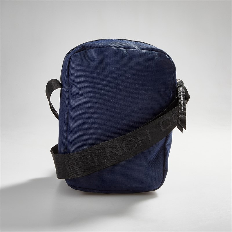 French Connection Mens Cluzet Crossbody Bag Navy - Image 3