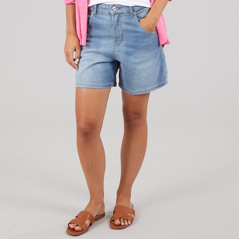 French Connection Womens Denim Shorts Stone Wash Stonewash - Image 3