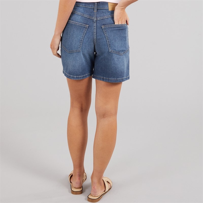 French Connection Womens Denim Shorts Blue Mid - Image 2