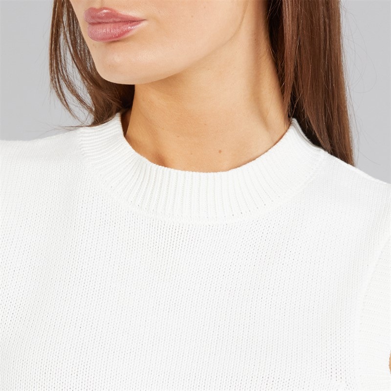 French Connection Womens Oversized Tank Top Summer White - Image 3