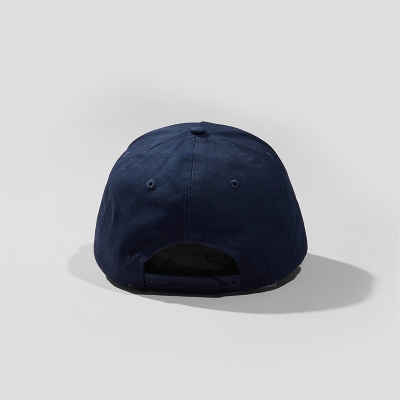 French Connection Mens Highbuild Logo Print Baseball Cap Navy/White Navy / White - Image 2
