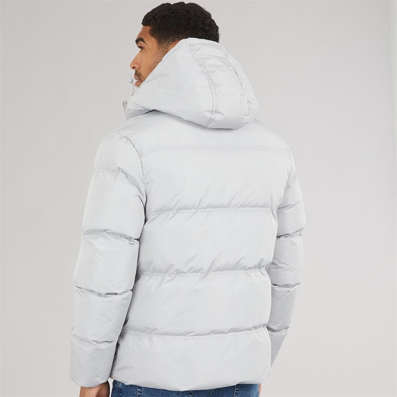 French Connection Mens Row Mid Jacket Light Grey Lgt Grey - Image 2