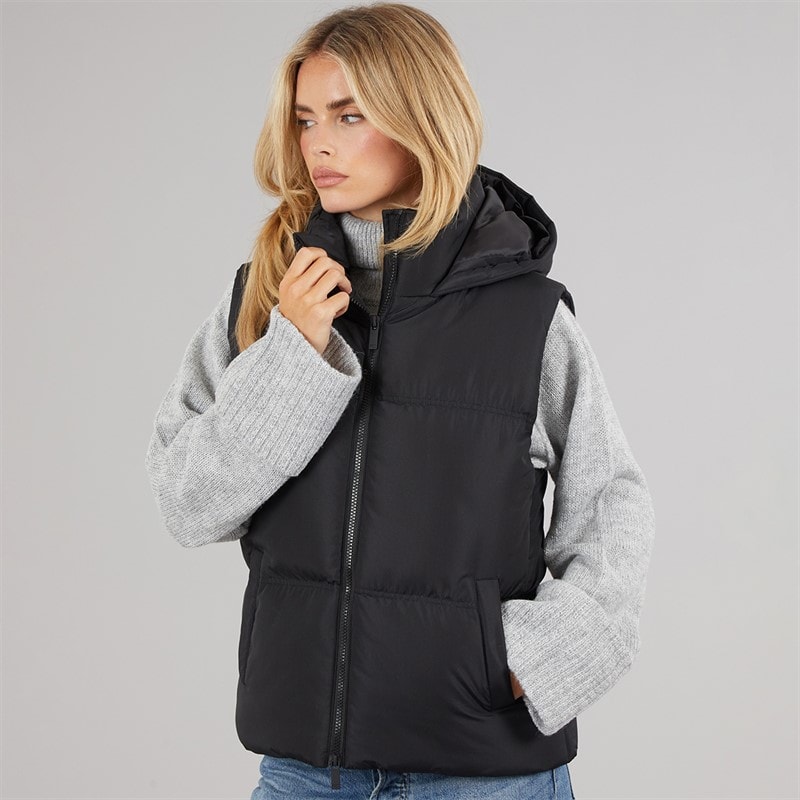 French Connection Womens Row Short Gilet Black - Image 5