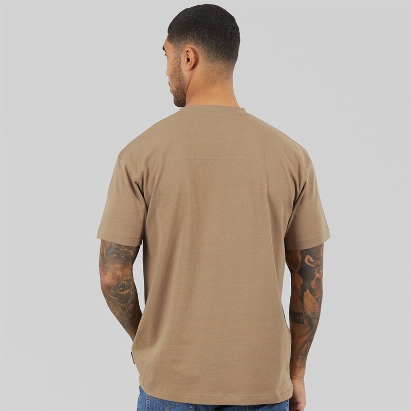 French Connection Mens Relaxed T-Shirt Mink - Image 2