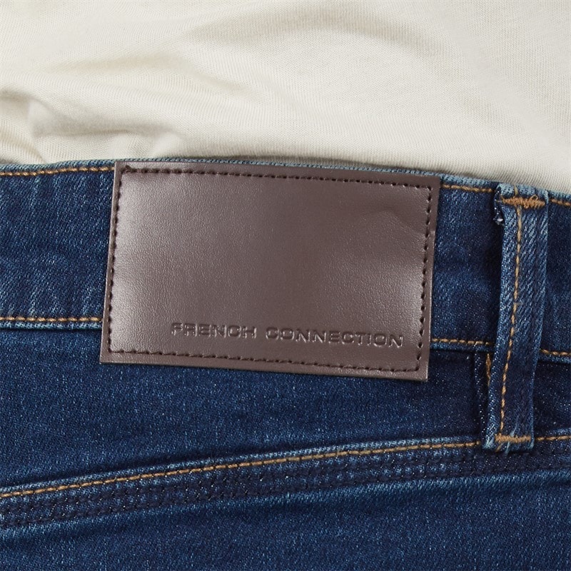 French Connection Mens Skinny Fit Jeans Ind50 Midwash - Image 3