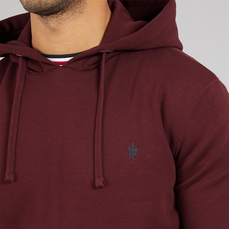 French Connection Mens FC Hoodie Chateaux/Marine - Image 3