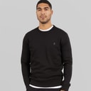 French Connection Mens FC Sweatshirt Black/Gunmetal