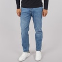 French Connection Mens FCUK Relaxed Fit Jeans Ind07 Lightwash