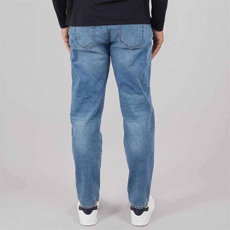 French Connection Mens FCUK Relaxed Fit Jeans Ind07 Lightwash - Image 2