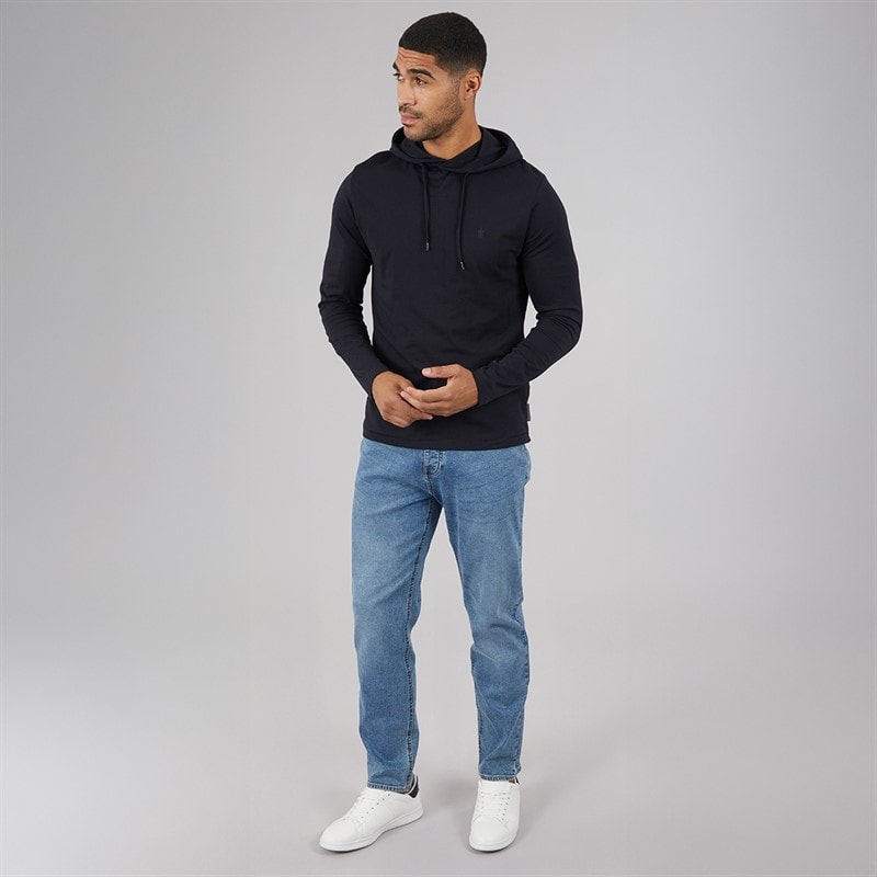 French Connection Mens FCUK Relaxed Fit Jeans Ind07 Lightwash - Image 4