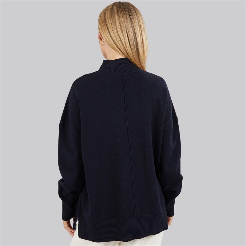 French Connection Womens Cosy Mock Centre Jumper Midnight - Image 2