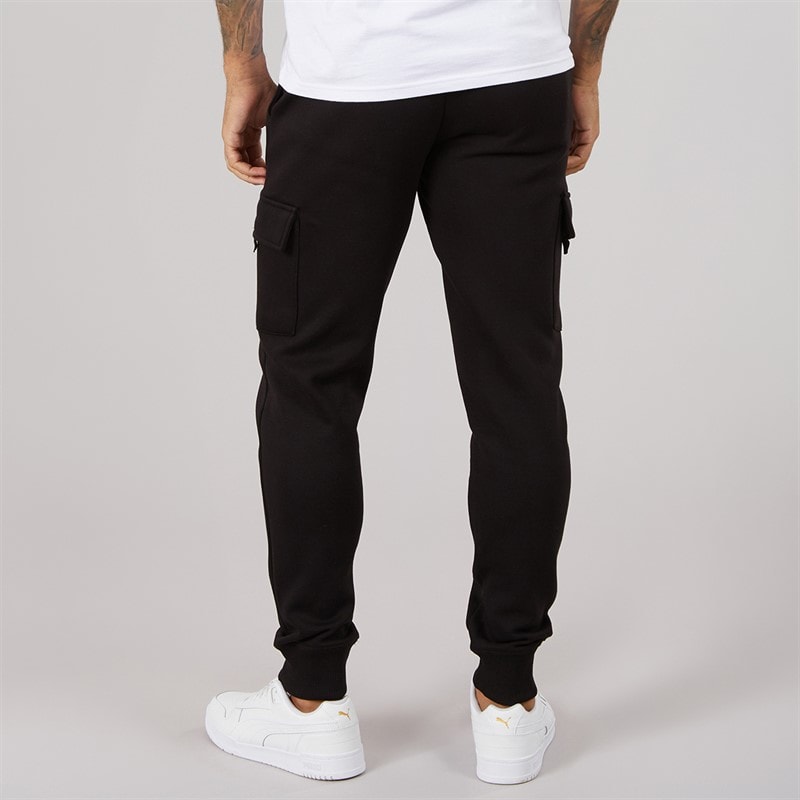 French Connection Mens FC Cargo Joggers Black - Image 2