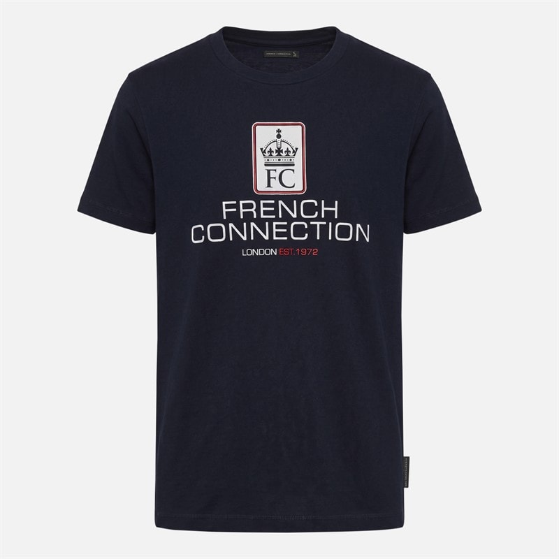 French Connection Boys FC Two Pack T-Shirts Multi 6 Midnight/Black - Image 3