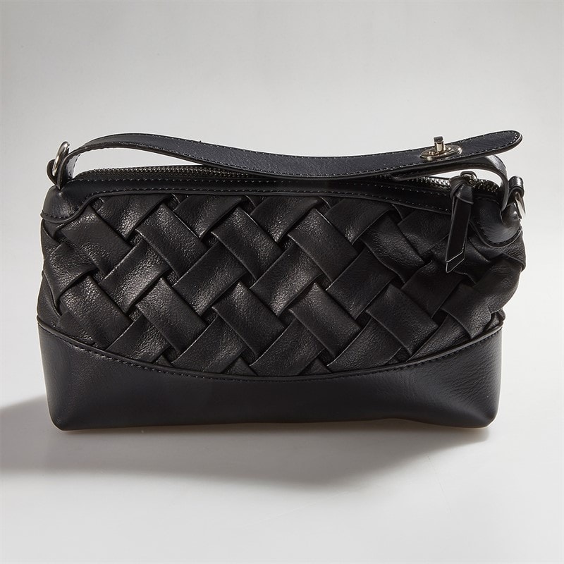 French Connection Womens Weave Bag Black - Image 5
