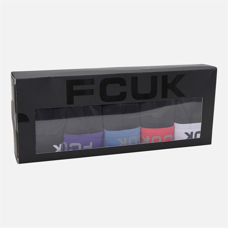 French Connection Mens Five Pack FCUK Performance Boxers - Image 2