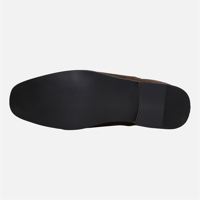 French Connection Mens Suede Chelsea Boots Brown - Image 2
