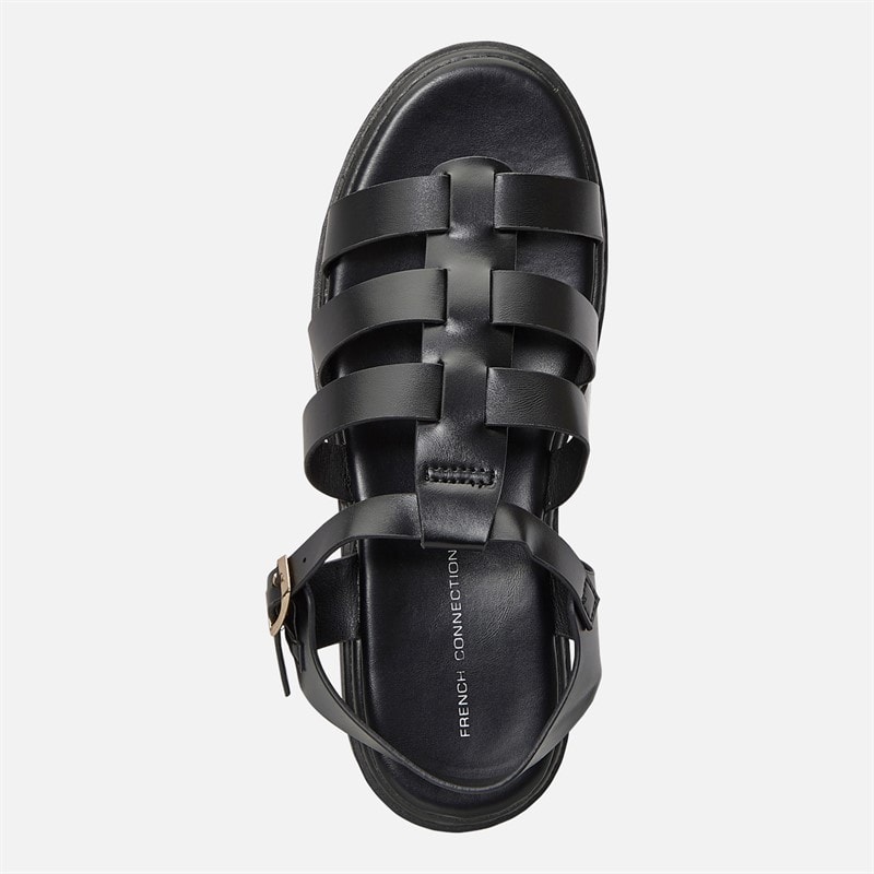 French Connection Womens Gladi Sandals Black - Image 4