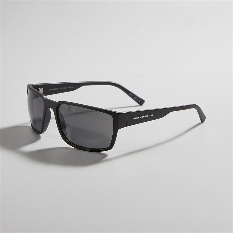 French Connection Mens Sunglasses Black Blk - Image 1