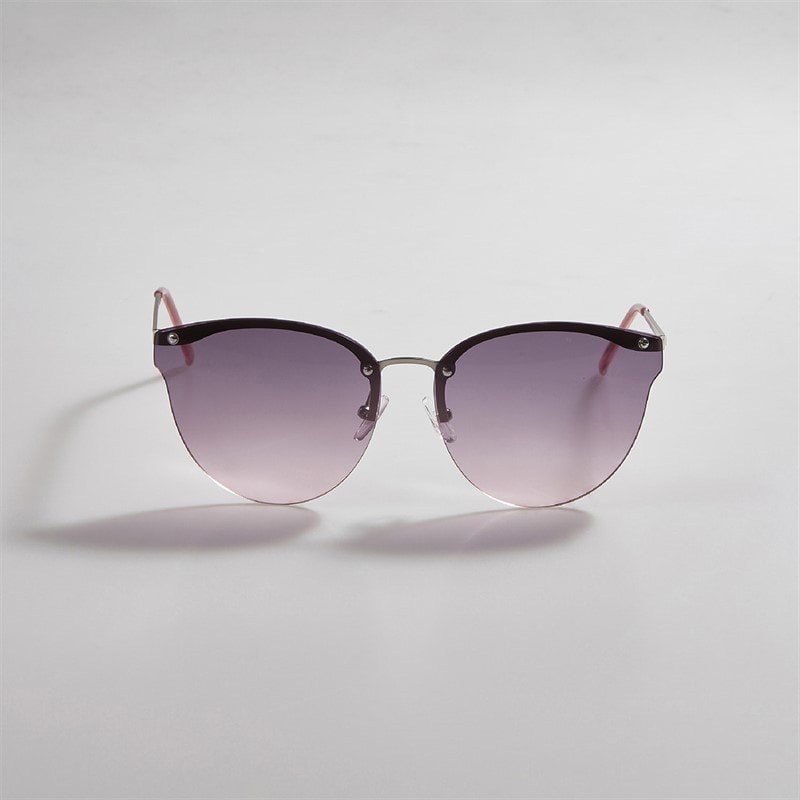 French Connection Womens Cat Eye Rimless Sunglasses Multi - Image 2