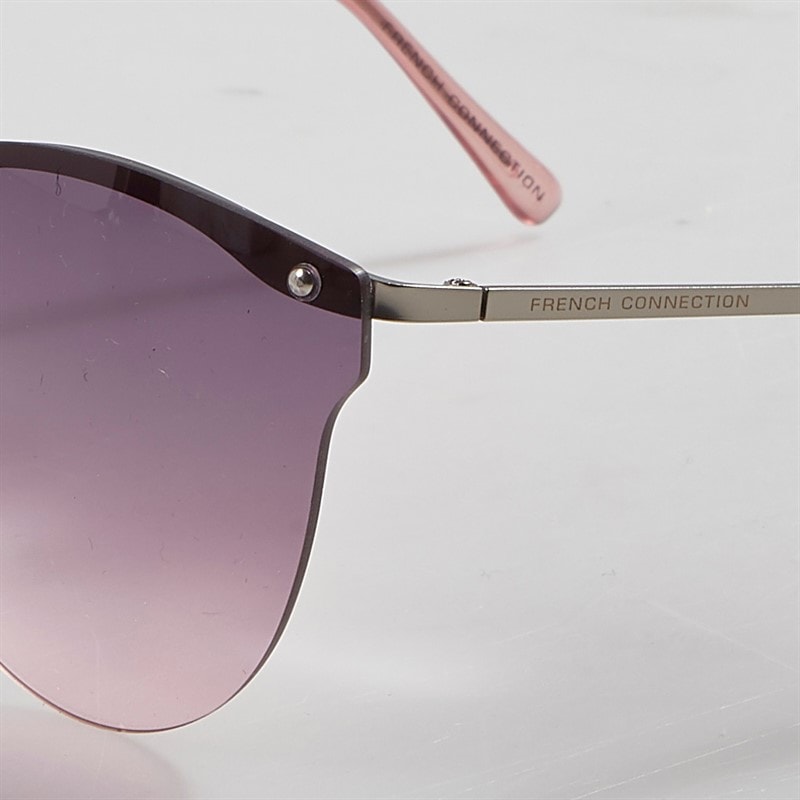 French Connection Womens Cat Eye Rimless Sunglasses Multi - Image 3
