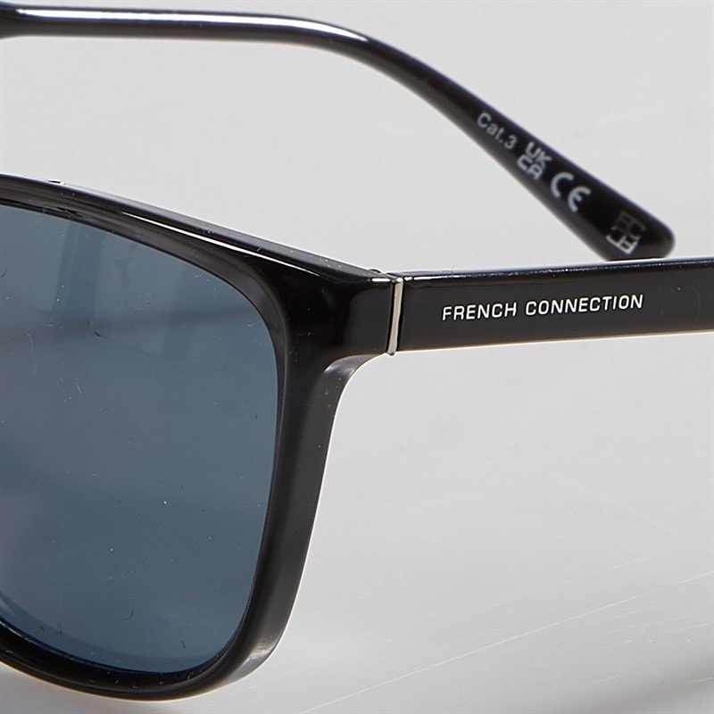 French Connection Womens Sunglasses Black Blk - Image 3