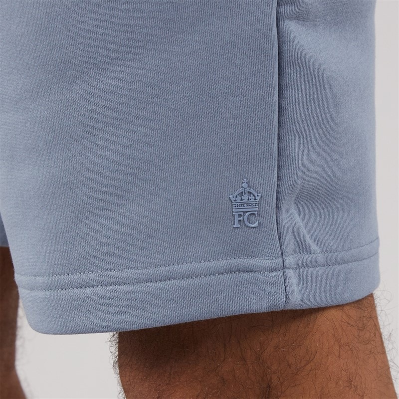 French Connection Mens T-Shirt And Shorts Set Light Blue Mel - Image 5