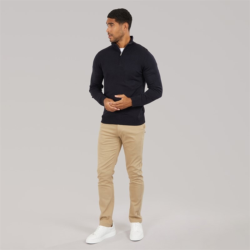 French Connection Mens Chinos Dark Stone - Image 3