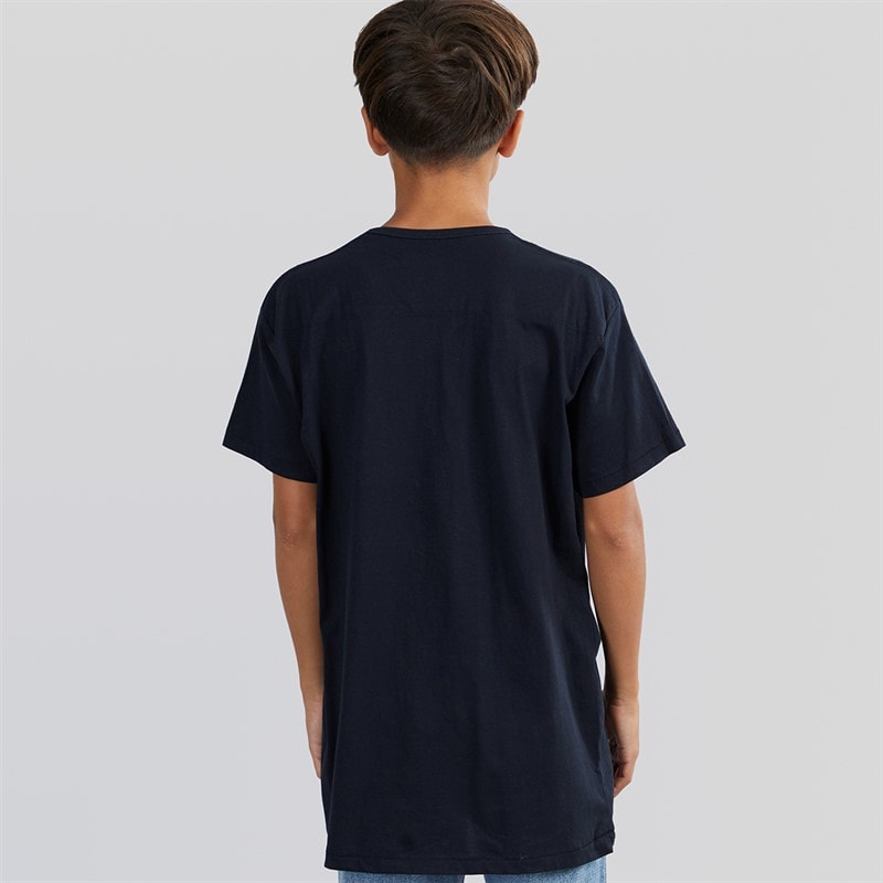 French Connection Boys Logo T-Shirt Marine/White - Image 2