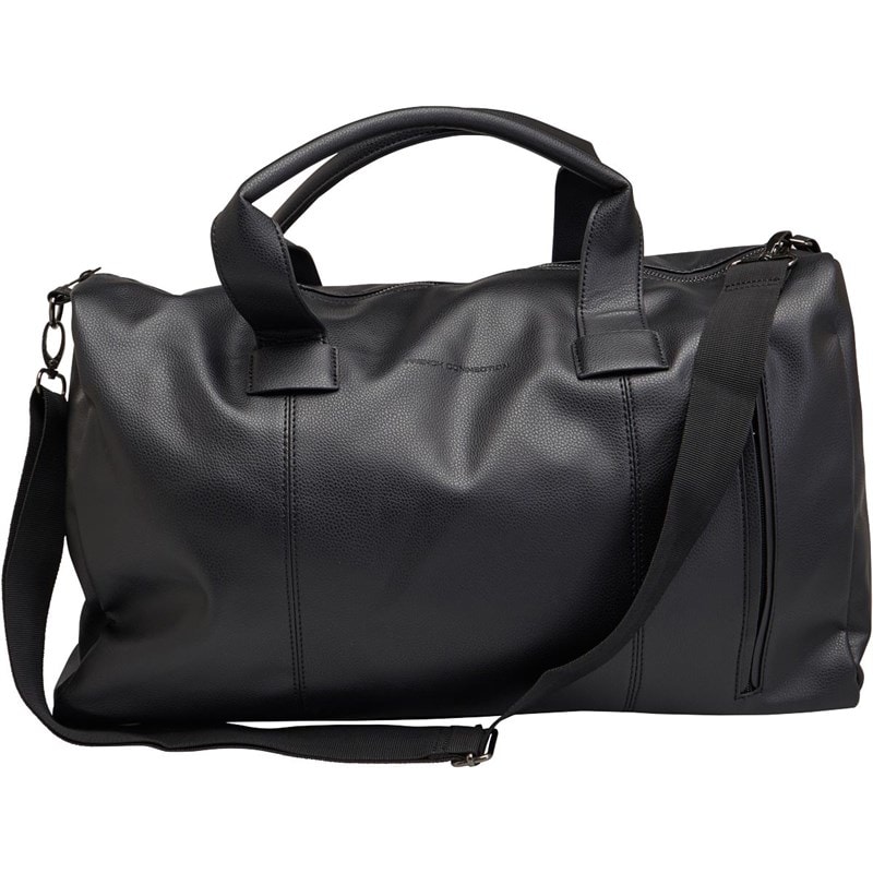 French Connection Mens Holdall Matte Black Finish - Image 1