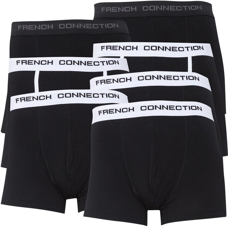 French Connection Mens Fourteen Pack FC Boxers FC3 Black - Image 2