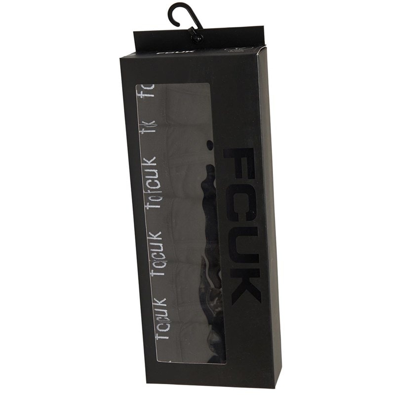 French Connection Mens FCUK Five Pack Boxers FCUK 2 Black - Image 2