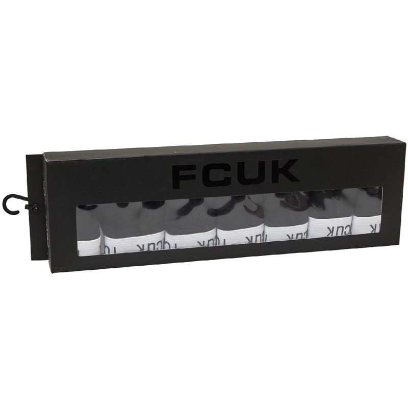 French Connection Mens FCUK Seven Pack Boxer Trunks FCUK 2 Black - Image 2